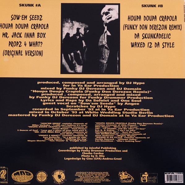 Cheeba Garden - Houpa Doupa Crapola | Juiceful Records (JFR 004-12) - 2
