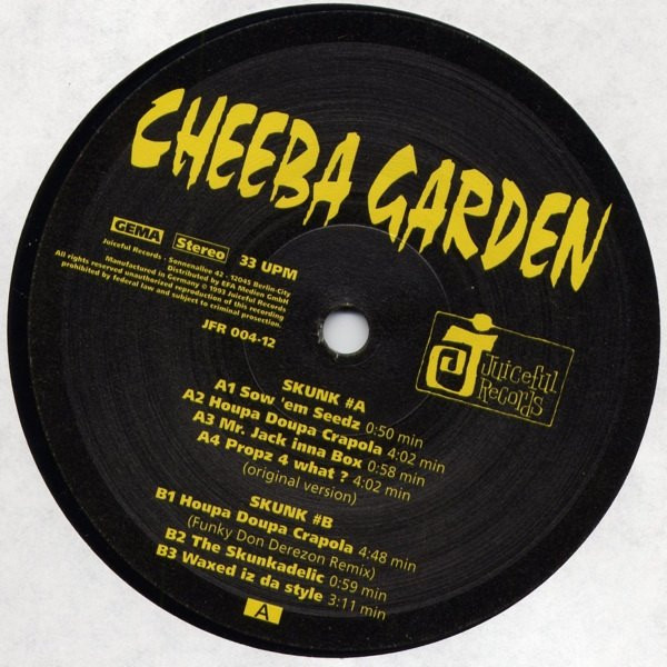Cheeba Garden - Houpa Doupa Crapola | Juiceful Records (JFR 004-12) - 3