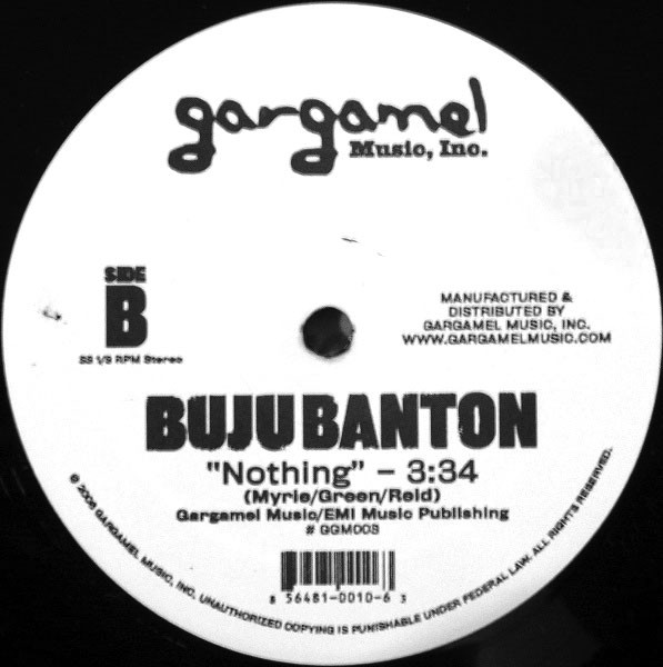 Buju Banton - Fast Lane/ Nothing | Gargamel Music (GGM003) - 2 Buju Banton - Fast Lane/ Nothing | Gargamel Music (GGM003) - 2