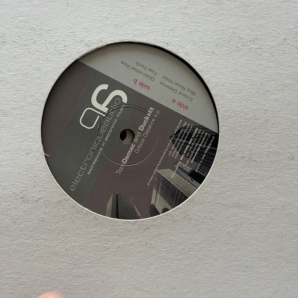 Tom Demac & Duckett - Critical Distance E.P | Electronique Audio (EA04) - 2