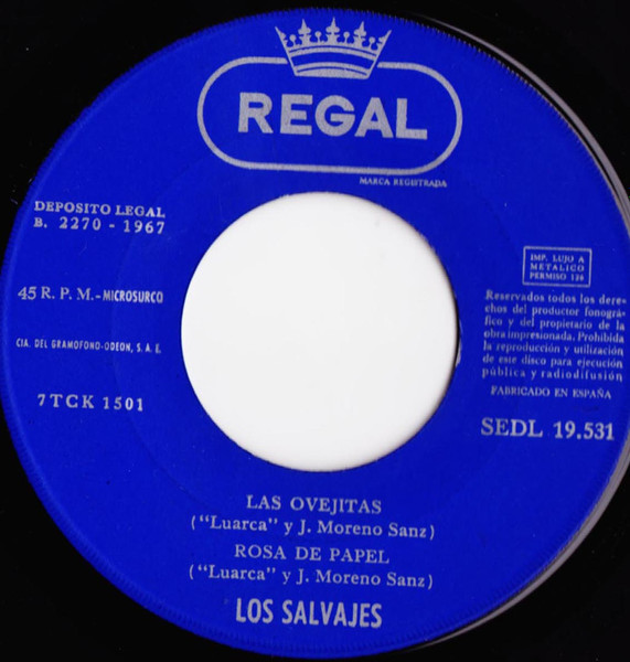 Los Salvajes - Las Ovejitas | Regal (SEDL 19.531) - 3 Los Salvajes - Las Ovejitas | Regal (SEDL 19.531) - 3