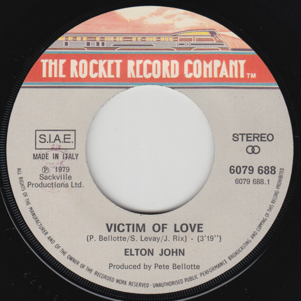 Elton John - Victim Of Love | The Rocket Record Company (6079 688) - 3