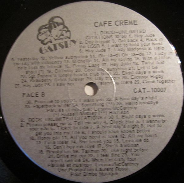 Café Crème - Café Crème [Vinyl] | Gatsby (GAT-10007) - 4