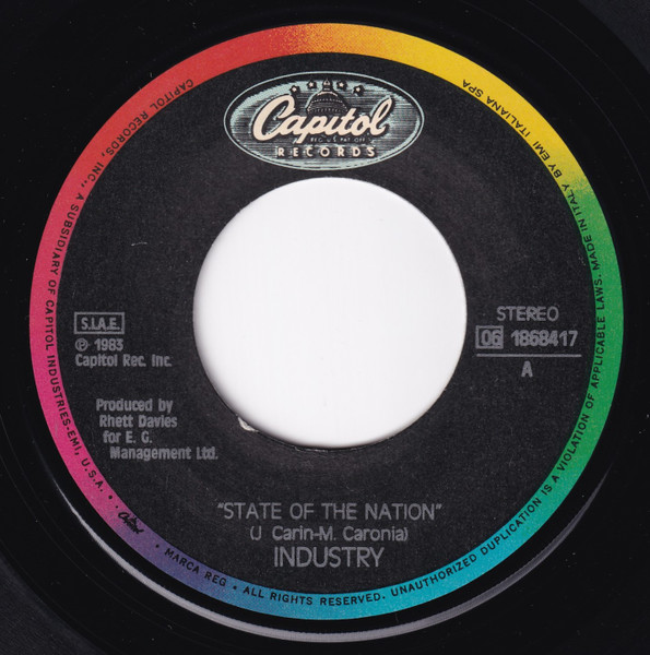 Industry - State Of The Nation / Communication | Capitol Records (06 1868417) - 3