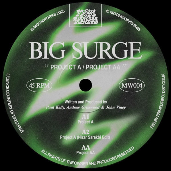 Big Surge - Project A / Project AA | moonworks (MW004) - main
