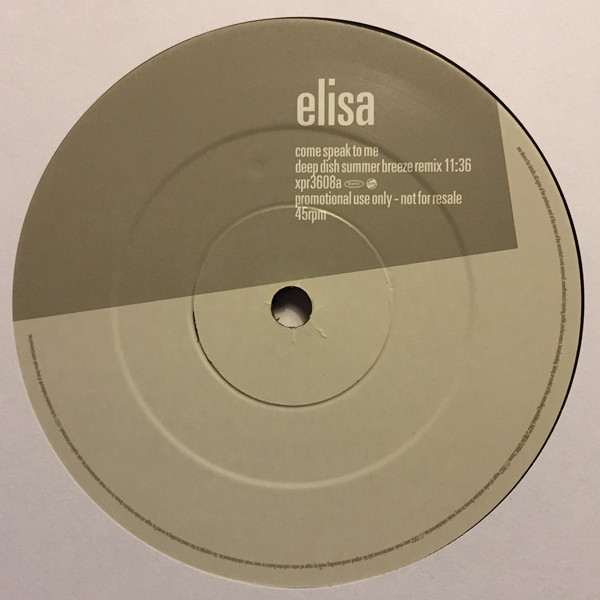 Elisa - Come Speak To Me | Epic (XPR3608) - 2 Elisa - Come Speak To Me | Epic (XPR3608) - 2