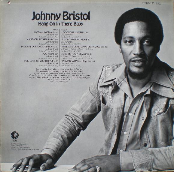 Johnny Bristol - Hang On In There Baby | MGM Records (2315 303) - 2