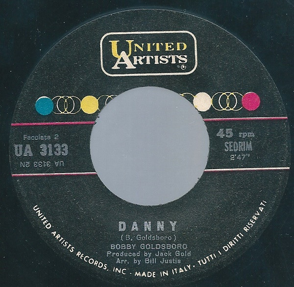 Bobby Goldsboro - Honey | United Artists Records (UA 3133) - 4