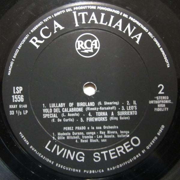 Perez Prado And His Orchestra - "Prez" | RCA Italiana (LSP 1556) - 4
