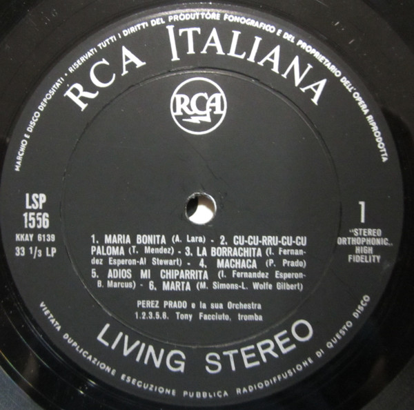 Perez Prado And His Orchestra - "Prez" | RCA Italiana (LSP 1556) - 3