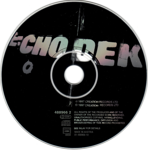 Primal Scream - Echo Dek | Creation Records (CRECD 224) - 2