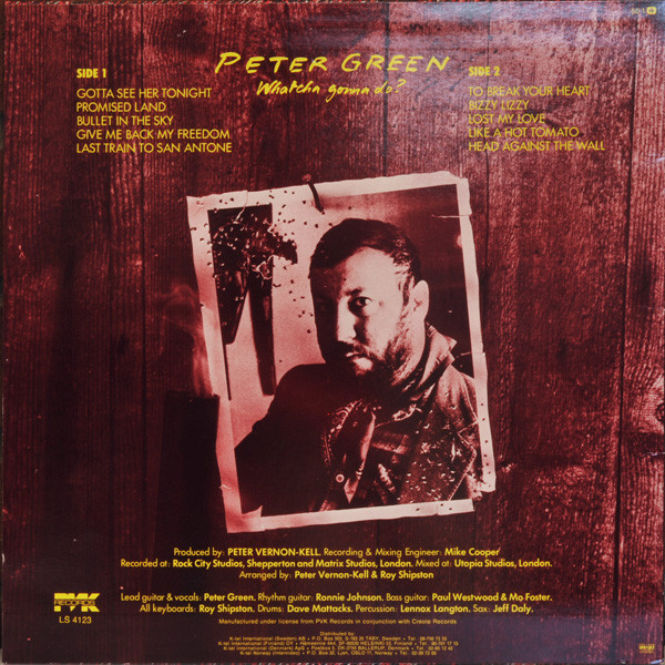 Peter Green - Whatcha Gonna Do? | Lotus Records (LS 4123) - 2 Peter Green - Whatcha Gonna Do? | Lotus Records (LS 4123) - 2