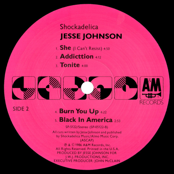 Jesse Johnson - Shockadelica | A&M Records (SP-5122) - 4