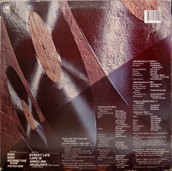 Herb Alpert - Rise | A&M Records (SP-4790) - 2 Herb Alpert - Rise | A&M Records (SP-4790) - 2