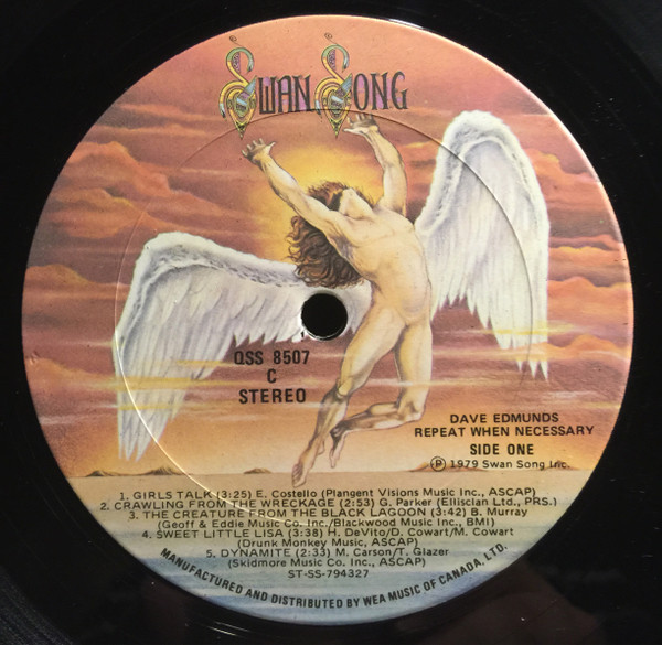 Dave Edmunds - Repeat When Necessary | Swan Song (QSS 8507) - 3 Dave Edmunds - Repeat When Necessary | Swan Song (QSS 8507) - 3