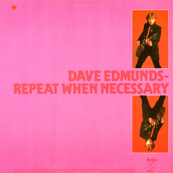 Dave Edmunds - Repeat When Necessary | Swan Song (QSS 8507) - 2 Dave Edmunds - Repeat When Necessary | Swan Song (QSS 8507) - 2