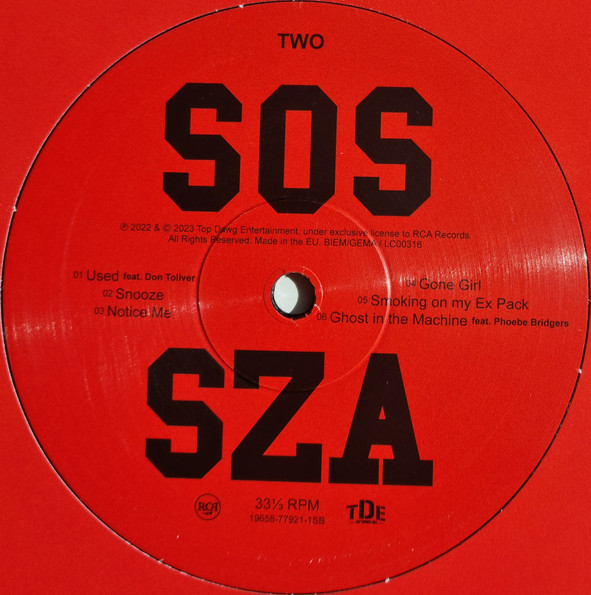 SZA - SOS | Top Dawg Entertainment (19658-77921-1) - 4