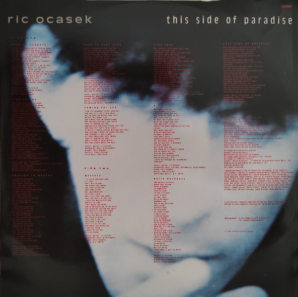Ric Ocasek - This Side Of Paradise | Geffen Records (1590961) - 3 Ric Ocasek - This Side Of Paradise | Geffen Records (1590961) - 3