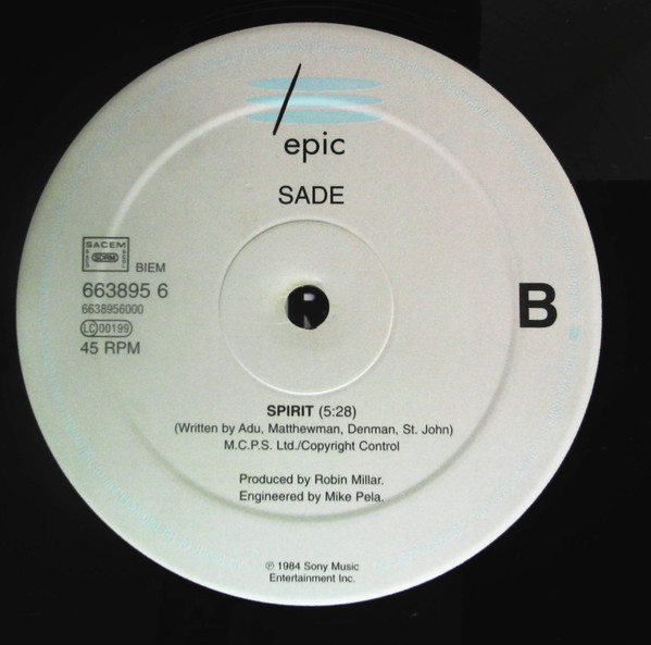 Sade - Smooth Operator | Epic (EPC 663895 6) - 4