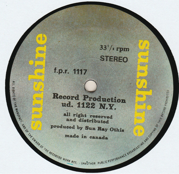 Various - Untitled | Sunshine Recordings (f.p.r. 1117) - main
