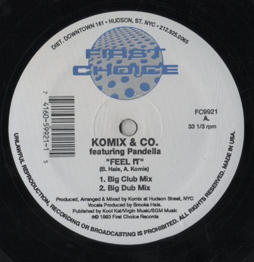 Komix & Co Featuring Pandella - Feel It | First Choice (FC9921) - main Komix & Co Featuring Pandella - Feel It | First Choice (FC9921) - main