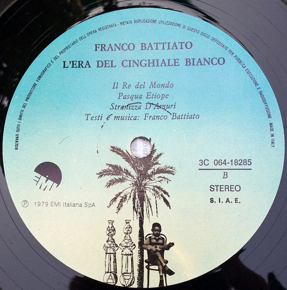 Franco Battiato - L'Era Del Cinghiale Bianco | EMI (3C 064-18285) - 4