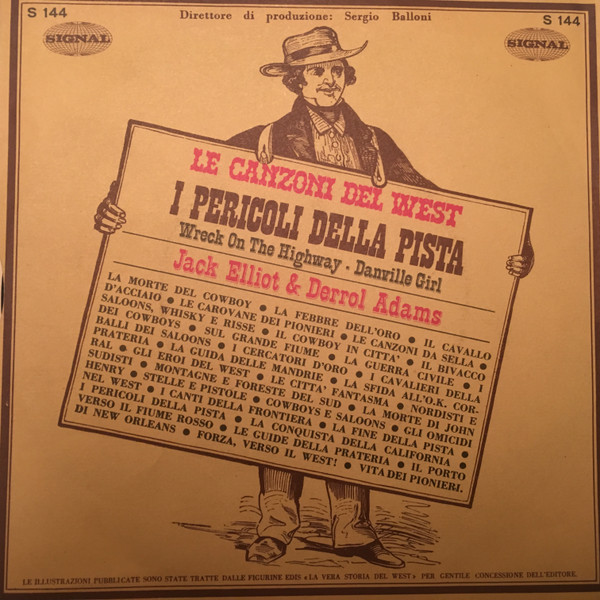 Ramblin' Jack Elliott & Derroll Adams - I Pericoli Della Pista | Signal (S 144) - 2