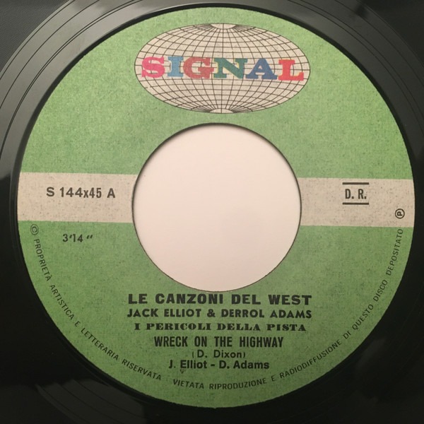 Ramblin' Jack Elliott & Derroll Adams - I Pericoli Della Pista | Signal (S 144) - 3