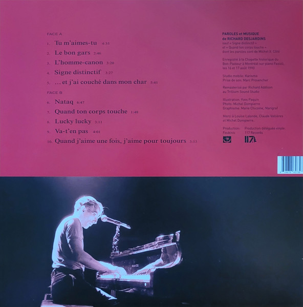 Richard Desjardins - Tu M'Aimes-Tu [Vinyl] | 117 Records (ABT-CT-4LP) - 2