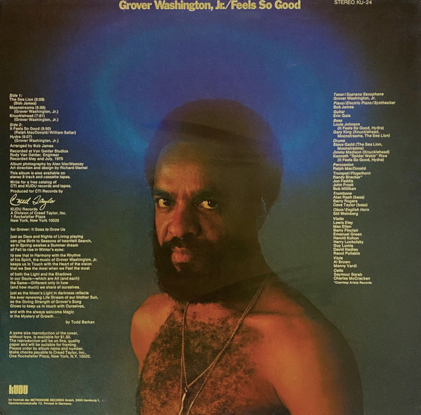 Grover Washington, Jr. - Feels So Good | Kudu (KU-24) - 2