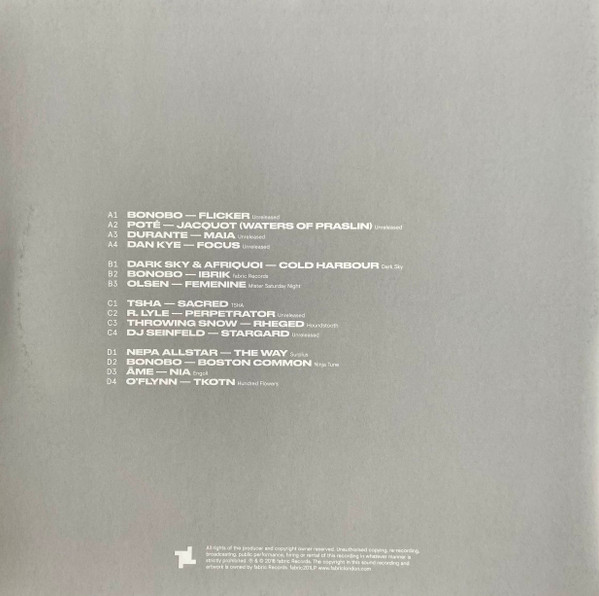 Bonobo - Fabric Presents Bonobo | Fabric (fabric201LP) - 2