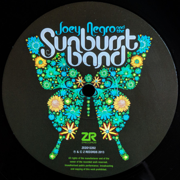 Joey Negro And The Sunburst Band - Face The Fire EP | Z Records (ZEDD12202) - 2