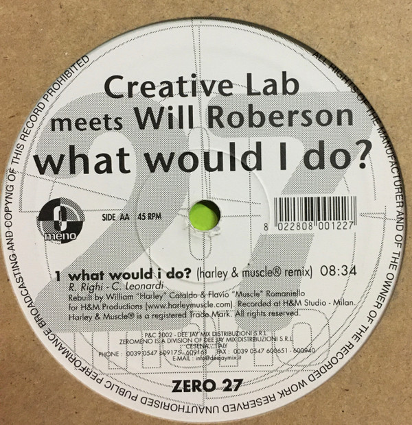 Creative Lab Meets Will Robertson - What Would I Do? | Zero Meno (Zero 27) - 2