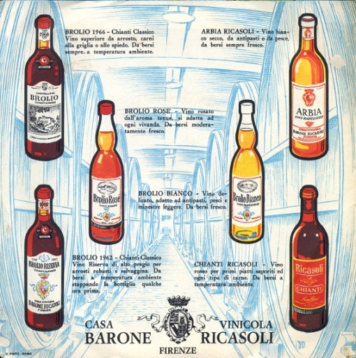 Arnoldo Foà - Da Brolio Gli Auguri Di Arnoldo Foà | Casa Vinicola Barone Ricasoli (R 1969) - 2 Arnoldo Foà - Da Brolio Gli Auguri Di Arnoldo Foà | Casa Vinicola Barone Ricasoli (R 1969) - 2