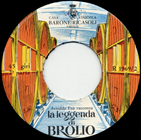 Arnoldo Foà - Da Brolio Gli Auguri Di Arnoldo Foà | Casa Vinicola Barone Ricasoli (R 1969) - 4 Arnoldo Foà - Da Brolio Gli Auguri Di Arnoldo Foà | Casa Vinicola Barone Ricasoli (R 1969) - 4