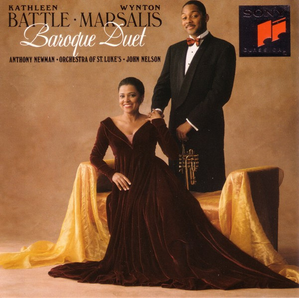 Kathleen Battle • Wynton Marsalis , Anthony Newman , Orchestra Of St. Luke's , John Nelson - Baroque Duet | Sony Classical (SK 46 672) - main