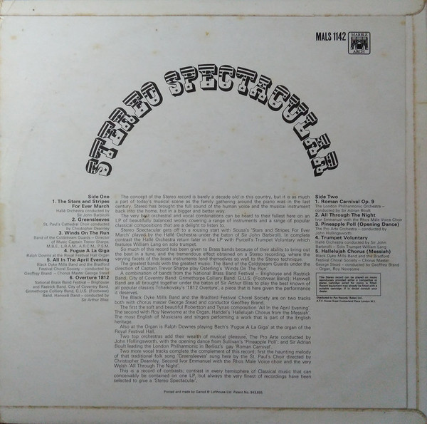 Various - Stereo Spectacular | Marble Arch (MALS 1142) - 2 Various - Stereo Spectacular | Marble Arch (MALS 1142) - 2