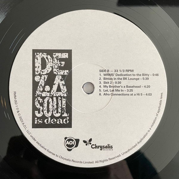 De La Soul - De La Soul Is Dead | Chrysalis Records (RMM-052-1) - 4 De La Soul - De La Soul Is Dead | Chrysalis Records (RMM-052-1) - 4
