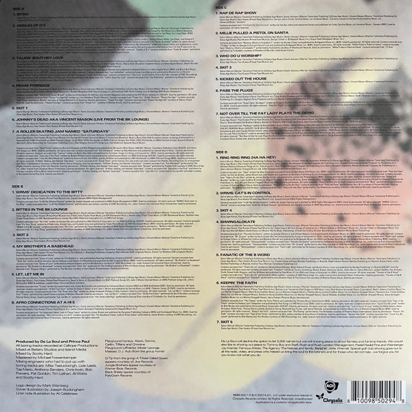 De La Soul - De La Soul Is Dead | Chrysalis Records (RMM-052-1) - 2 De La Soul - De La Soul Is Dead | Chrysalis Records (RMM-052-1) - 2