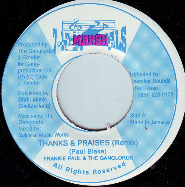 Ganglords & Frankie Paul - Thanks & Praises | 7-17 Marshals (none) - main