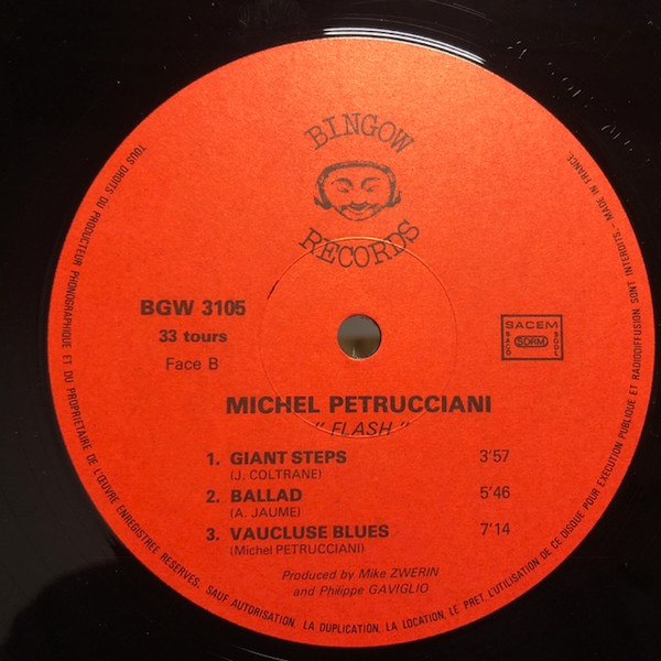 Michel Petrucciani , Mike Zwerin , Louis Petrucciani , Aldo Romano - Flash | Bingow Records (BGW 3105) - 4 Michel Petrucciani , Mike Zwerin , Louis Petrucciani , Aldo Romano - Flash | Bingow Records (BGW 3105) - 4