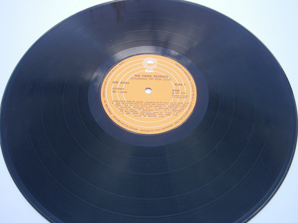 The Three Degrees - Standing Up For Love | Epic (EPC 81694) - 3