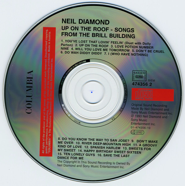 Neil Diamond - Up On The Roof: Songs From The Brill Building | Columbia (COL 474356 2) - 3