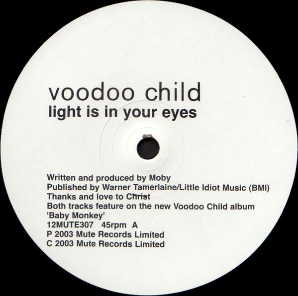 Voodoo Child - Light Is In Your Eyes / Electronics | Mute (12MUTE307) - 3