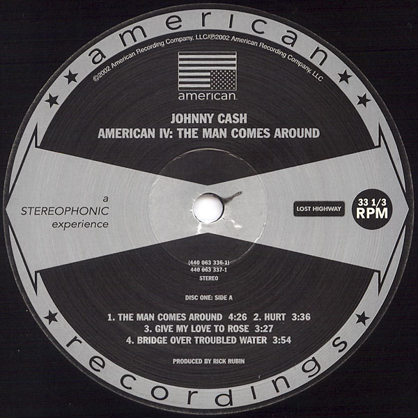 Johnny Cash - American IV: The Man Comes Around | American Recordings (440 063 336-1) - 3 Johnny Cash - American IV: The Man Comes Around | American Recordings (440 063 336-1) - 3