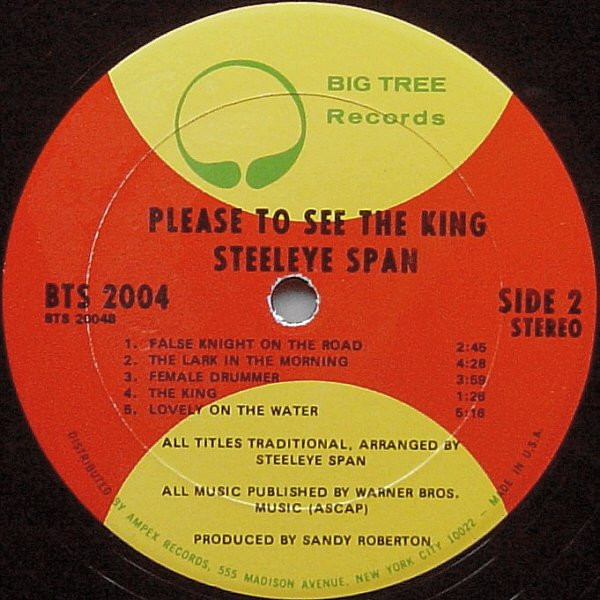Steeleye Span - Please To See The King | Big Tree Records (BTS 2004) - 4 Steeleye Span - Please To See The King | Big Tree Records (BTS 2004) - 4