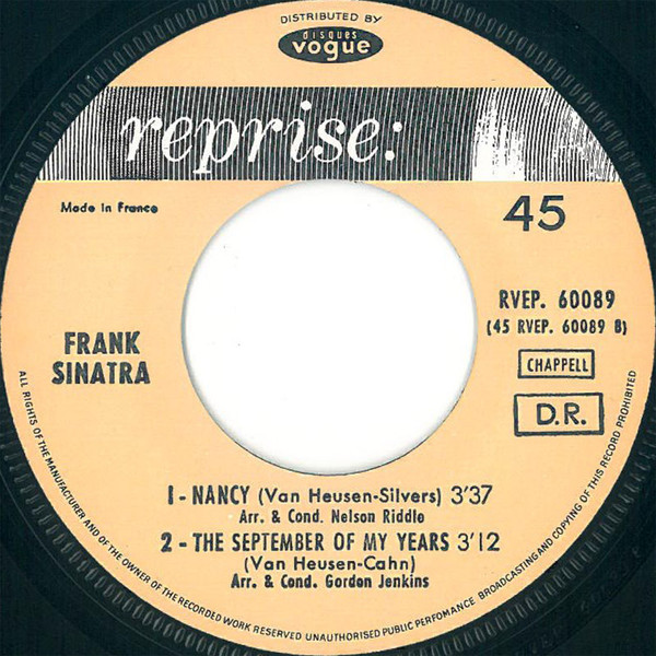 Frank Sinatra - Strangers In The Night | Reprise Records (RVEP. 60.089) - 2 Frank Sinatra - Strangers In The Night | Reprise Records (RVEP. 60.089) - 2