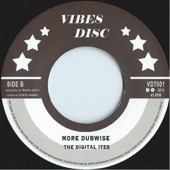 Prince Alla And The Digital-Ites - No More | Vibes Disc (VD7001) - 2