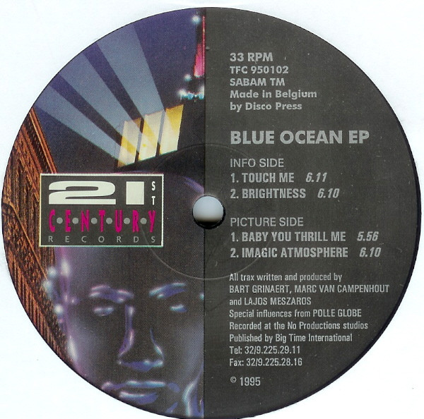 Blue Ocean - Blue Ocean EP | 21st Century Records (TFC 950102) - 2