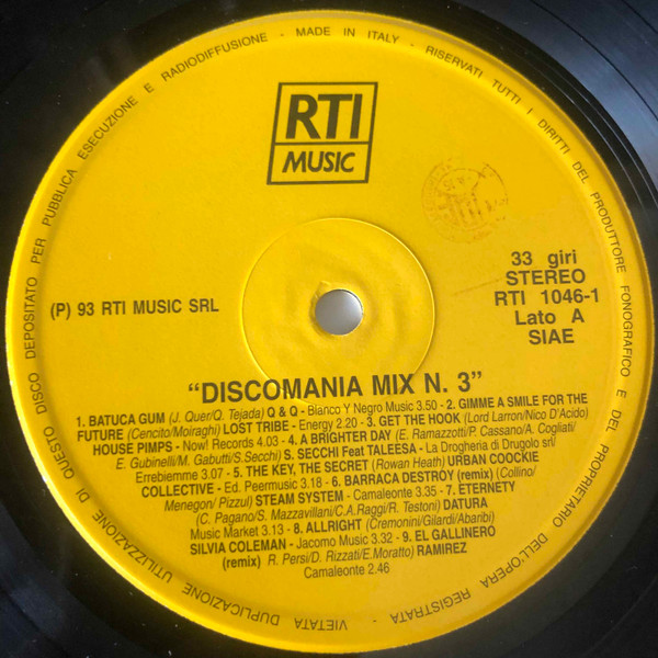 Various - Discomania Mix 3 | RTI Music (RTI 1046-1) - 2 Various - Discomania Mix 3 | RTI Music (RTI 1046-1) - 2